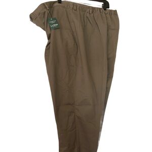 L.L. Bean Plus Size 22W Cotton Original Fit Wrinkle Free Pants